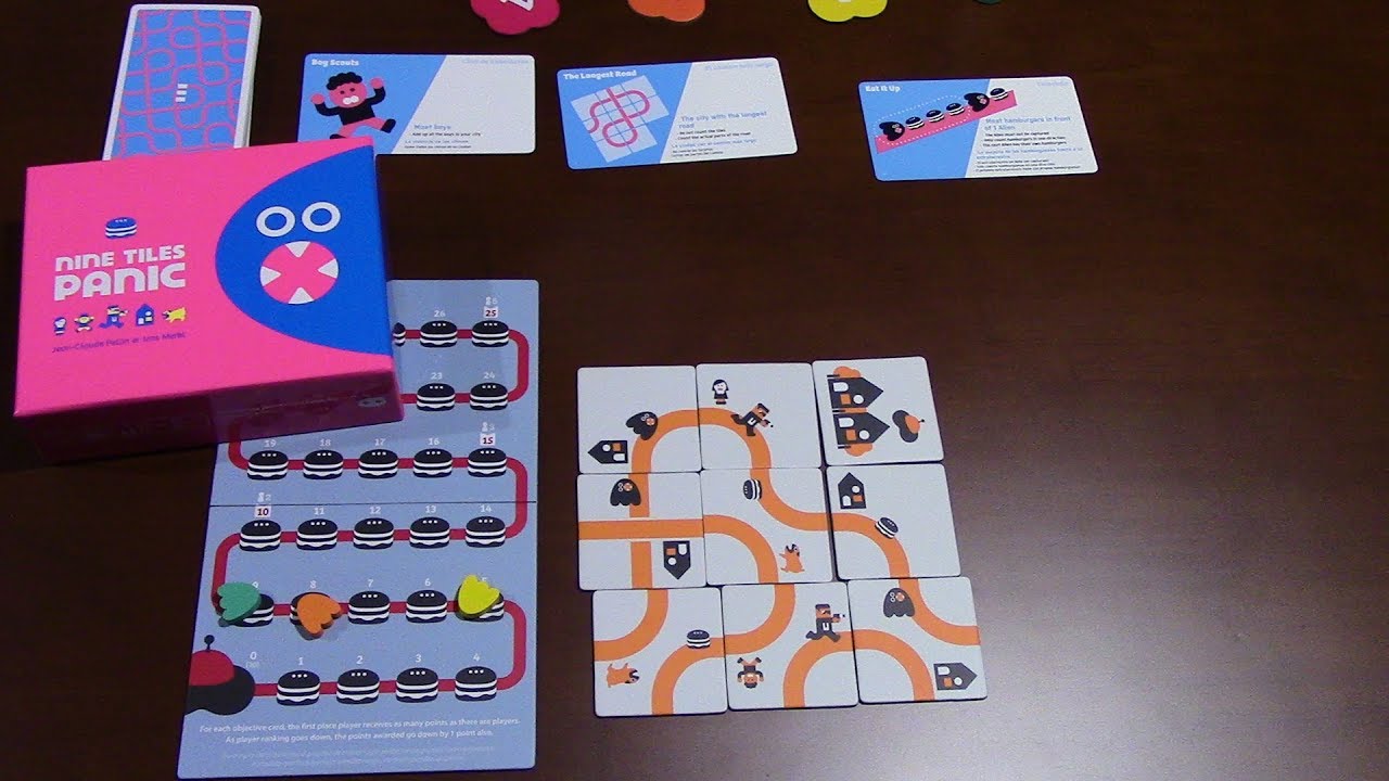 Jeremy Reviews It... - Nine Tiles Panic Board Game Review