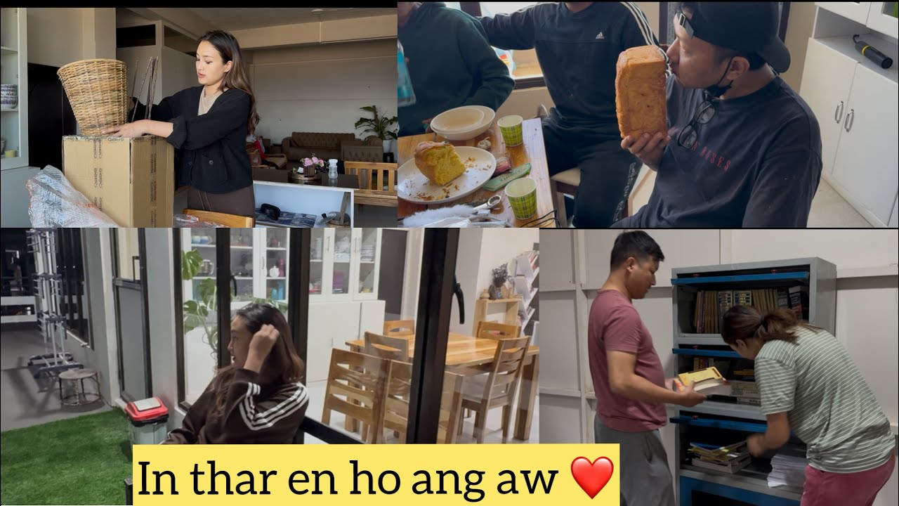 Kan inluah thar ah kan insawn lut ta, house tour te nau 😆😂. 