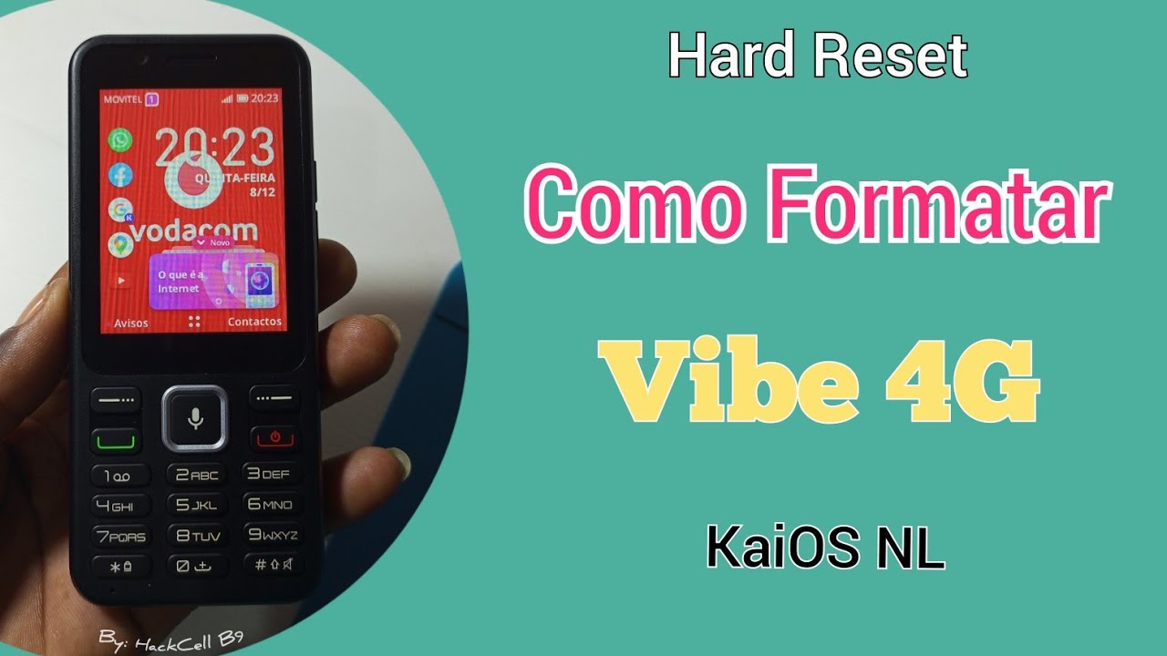 Como Formatar Vibe 4G KaiOS NL / Hard Reset Vibe 4G KaiOS NL
