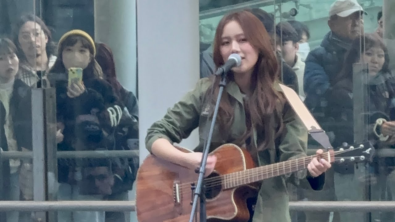 ふみの/favorite song  ゲリラライブ 1.25渋谷ストリーム前 稲荷橋広場