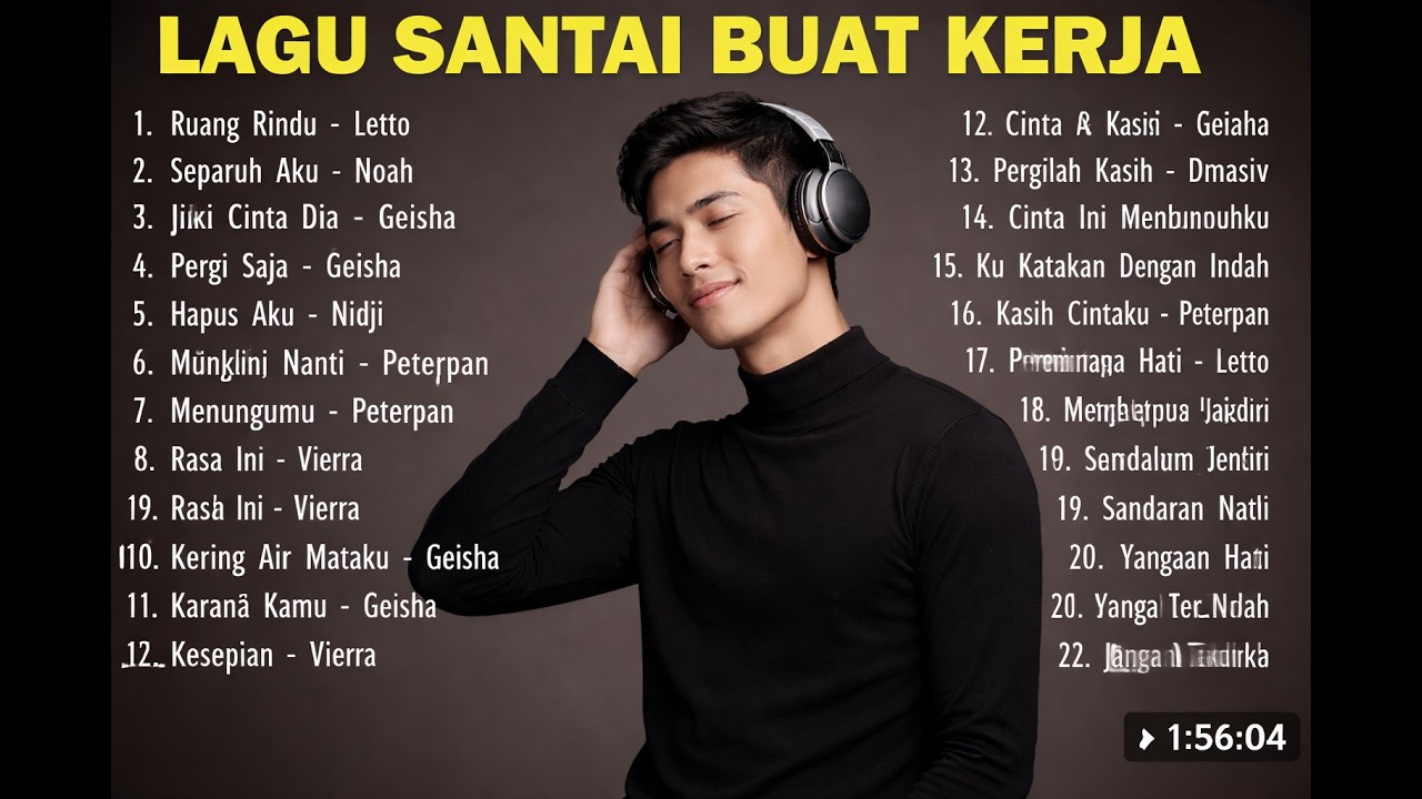 Lagu Enak Didengar Saat Santai dan Kerja 2020
