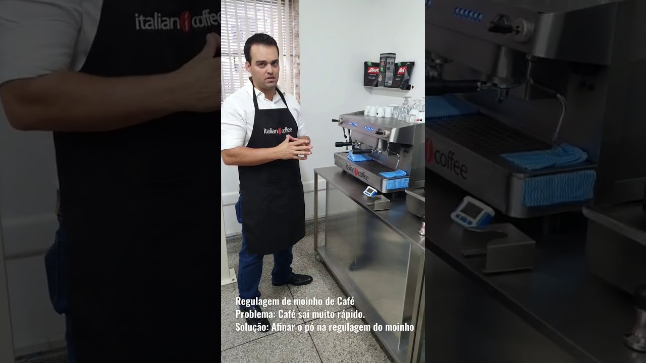 Manual Barista 2:  Regulando Moinho de Caf&eacute;  Caf&eacute; saindo r&aacute;pido - afinar o p&oacute;.