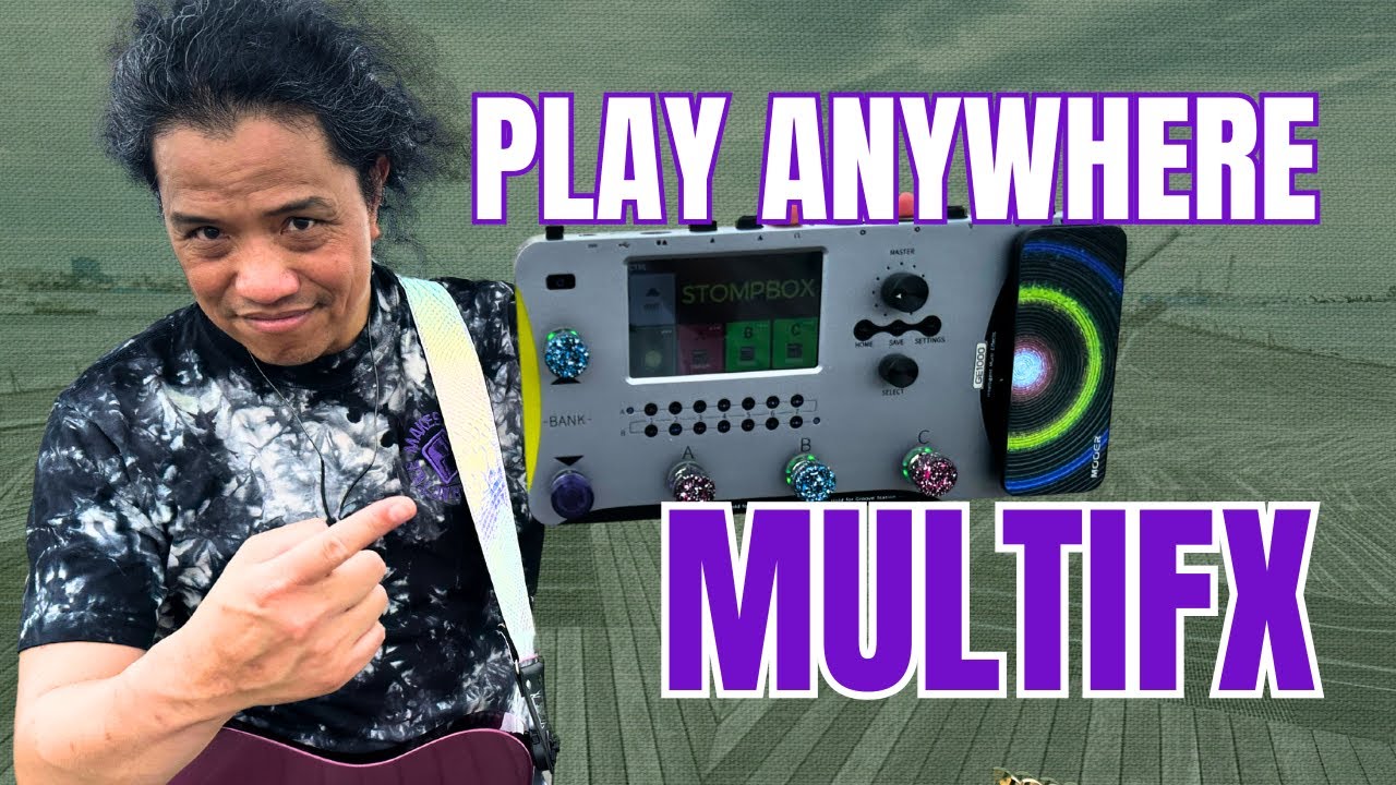 Go Everywhere, Play Anywhere Guitar Multi-Effects! Mooer GE1000Li