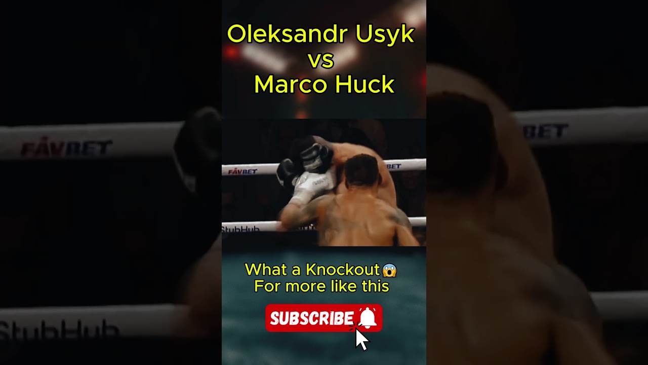 Usyk vs Huck TKO 💥 Undisputed Power⚡ | BOXING SHORTS  
