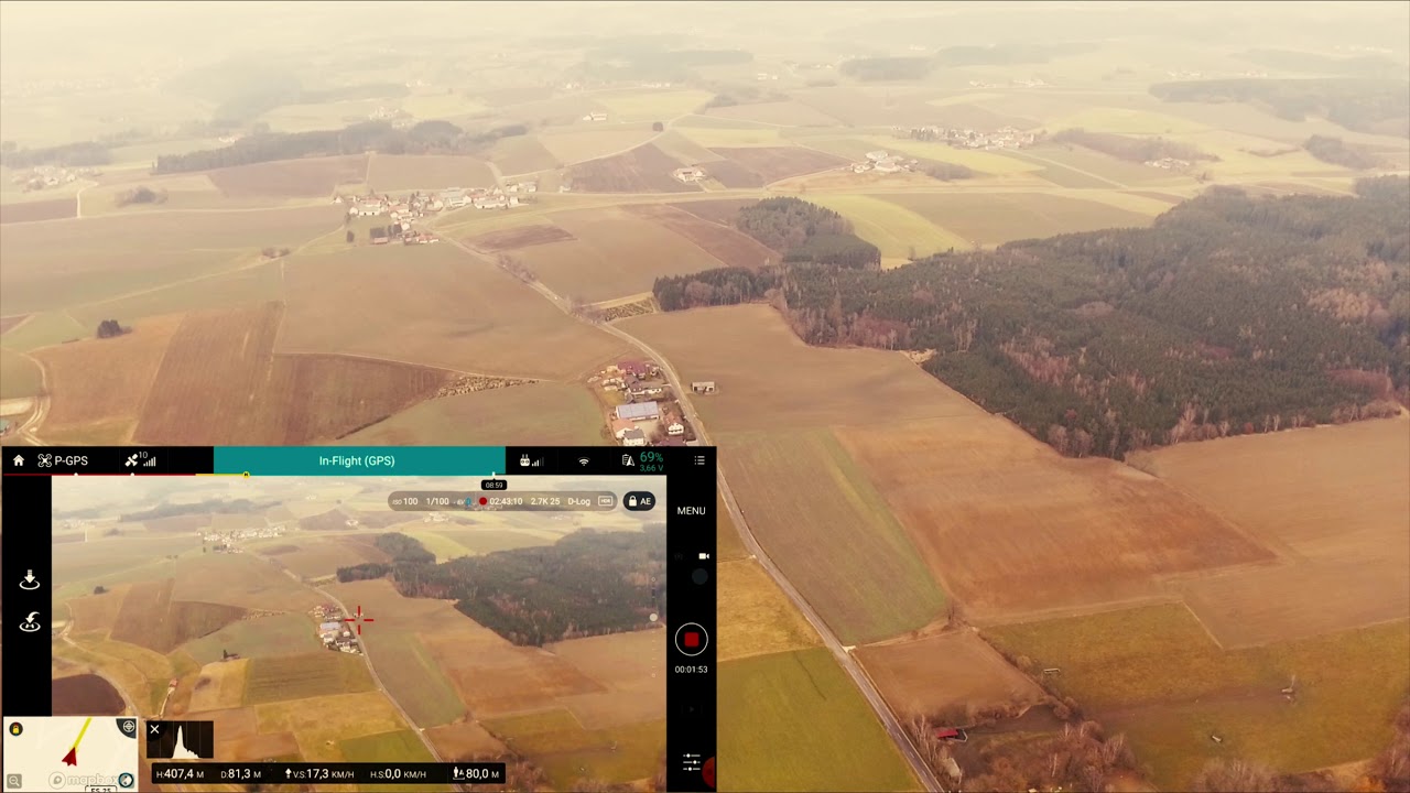 DJI Phantom 3 Standard maximale Höhe 500 Meter ( maximal flight altitude 500M)