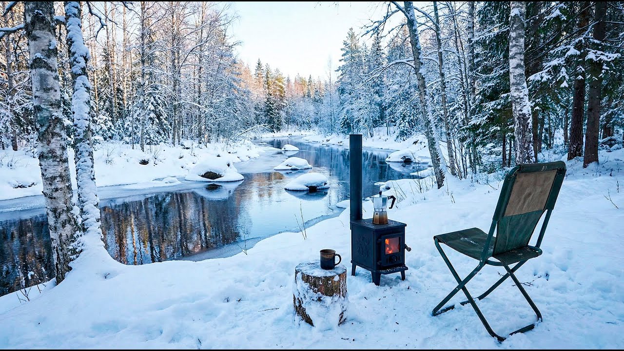 Relaxing Winter Nature Sounds ❄️🌲 — Snowy Forest Ambience