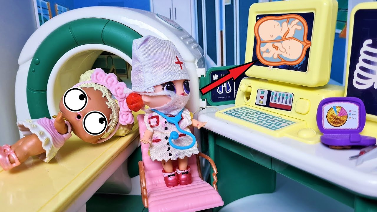 ДОКТОР, ЧТО ВЫ ТАМ УВИДЕЛИ?👶😨 ЦВЕТОЧЕК В ШОКЕ) Куклы ЛОЛ сюрприз смешные куклы мультики Даринелка