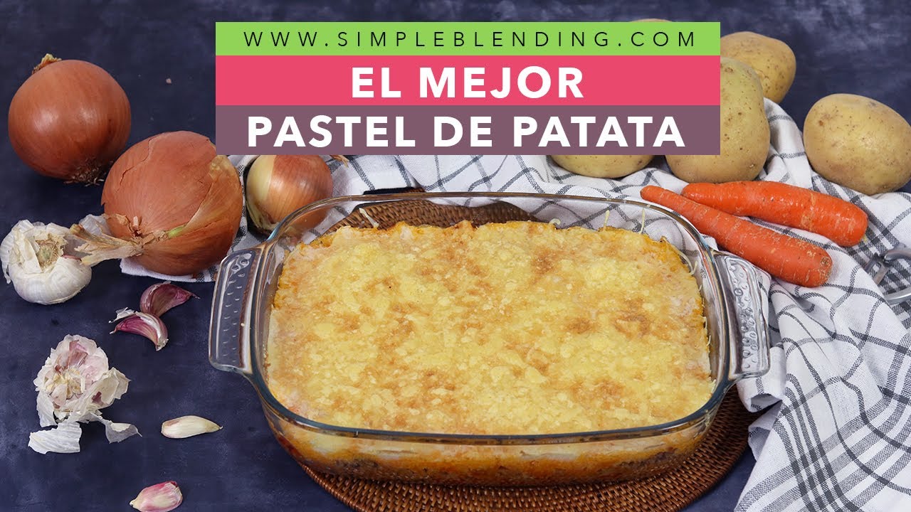 PASTEL DE PATATA CON CARNE PICADA | Increíble receta de pastel de puré de patata y carne