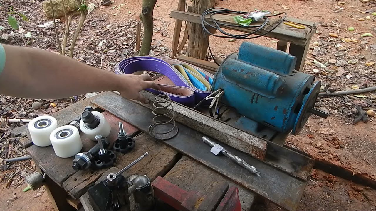 Quase Desisti de tão Difícil! Projeto Lixadeira de cinta ep1