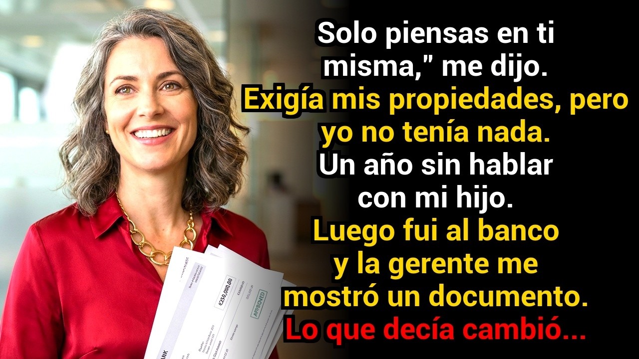 La esposa cazafortunas de mi hijo exigió mis propiedades — le mostré el acuerdo prenupcial