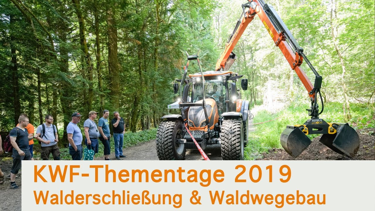 KWF Thementage 2019 // Walderschließung und Waldwegebau