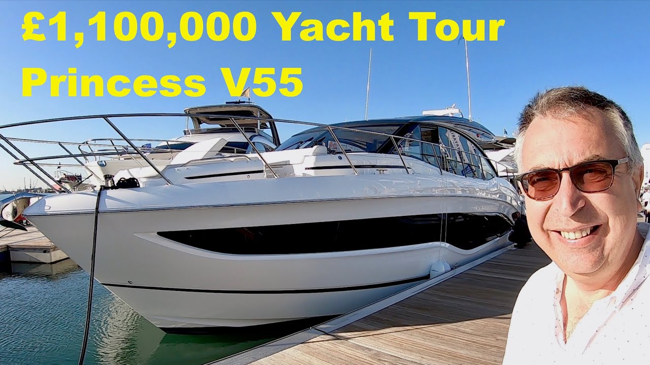 £1,100,000 Yacht Tour : Princess V55