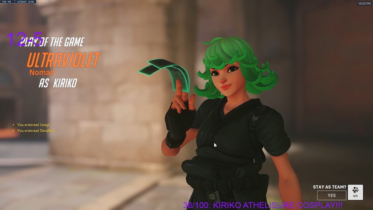 POTG! New Kiriko Skin Terrible Tornado - ULTRAVIOLET INSANE KIRIKO GAMEPLAY SEASON 3