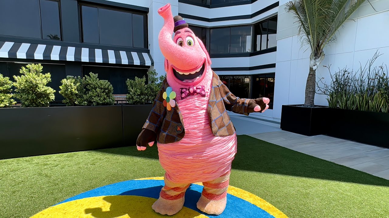 Bing Bong from Inside Out Meet & Greet at Pixar Place Hotel - Disneyland Resort During Pixar Fest