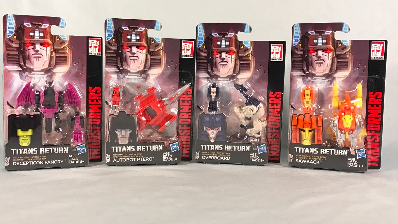 Transformers Generations Titans Return Titan Master Class Wave 3 Review