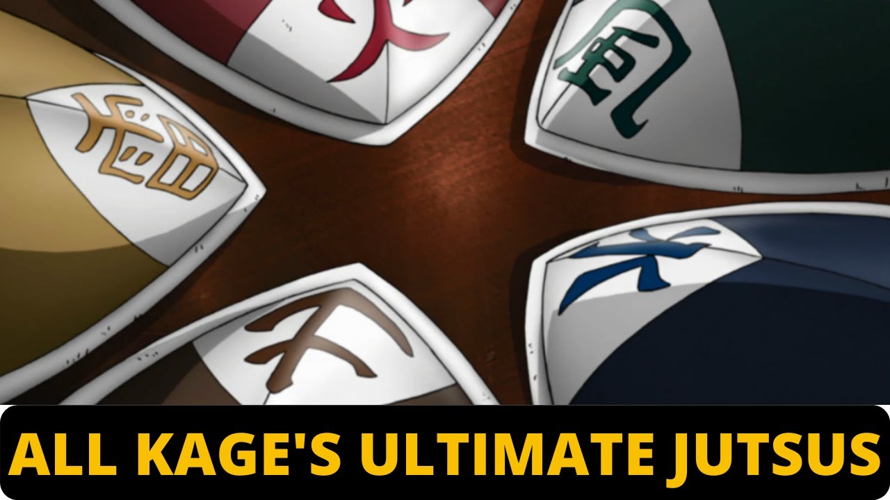 ALL KAGE ULTIMATE JUTSU NARUTO ULTIMATE NINJA STORM 4 - LMJ Game Streams