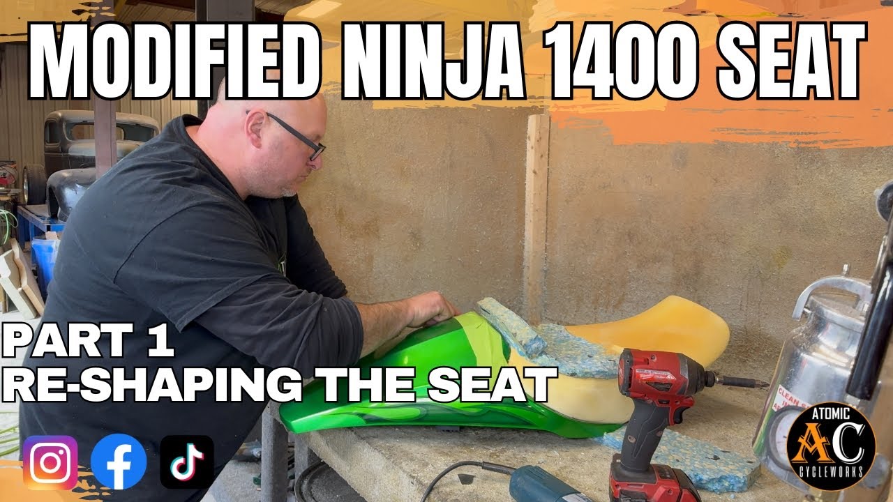 Seat Modification for 2012 Kawasaki Ninja ZZR1400! (Part 1)