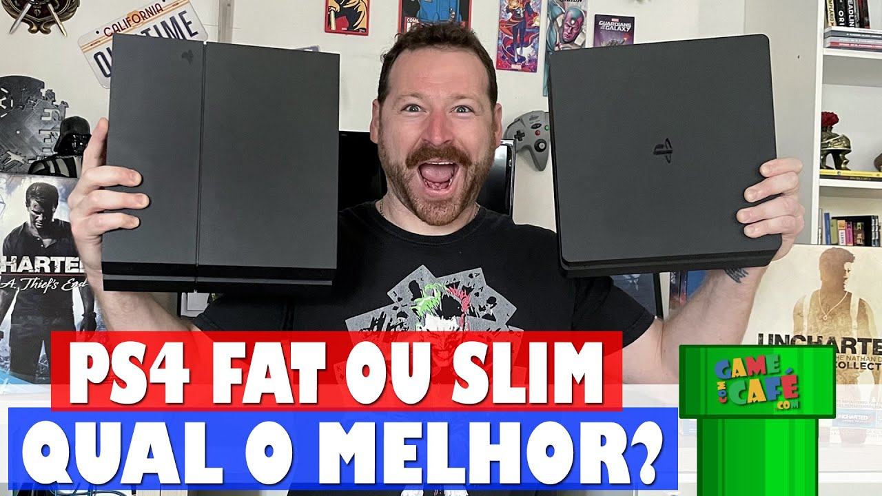 QUAL PLAYSTATION 4 VOC&Ecirc; DEVE COMPRAR? DIFEREN&Ccedil;AS ENTRE O PS4 FAT E PS4 SLIM