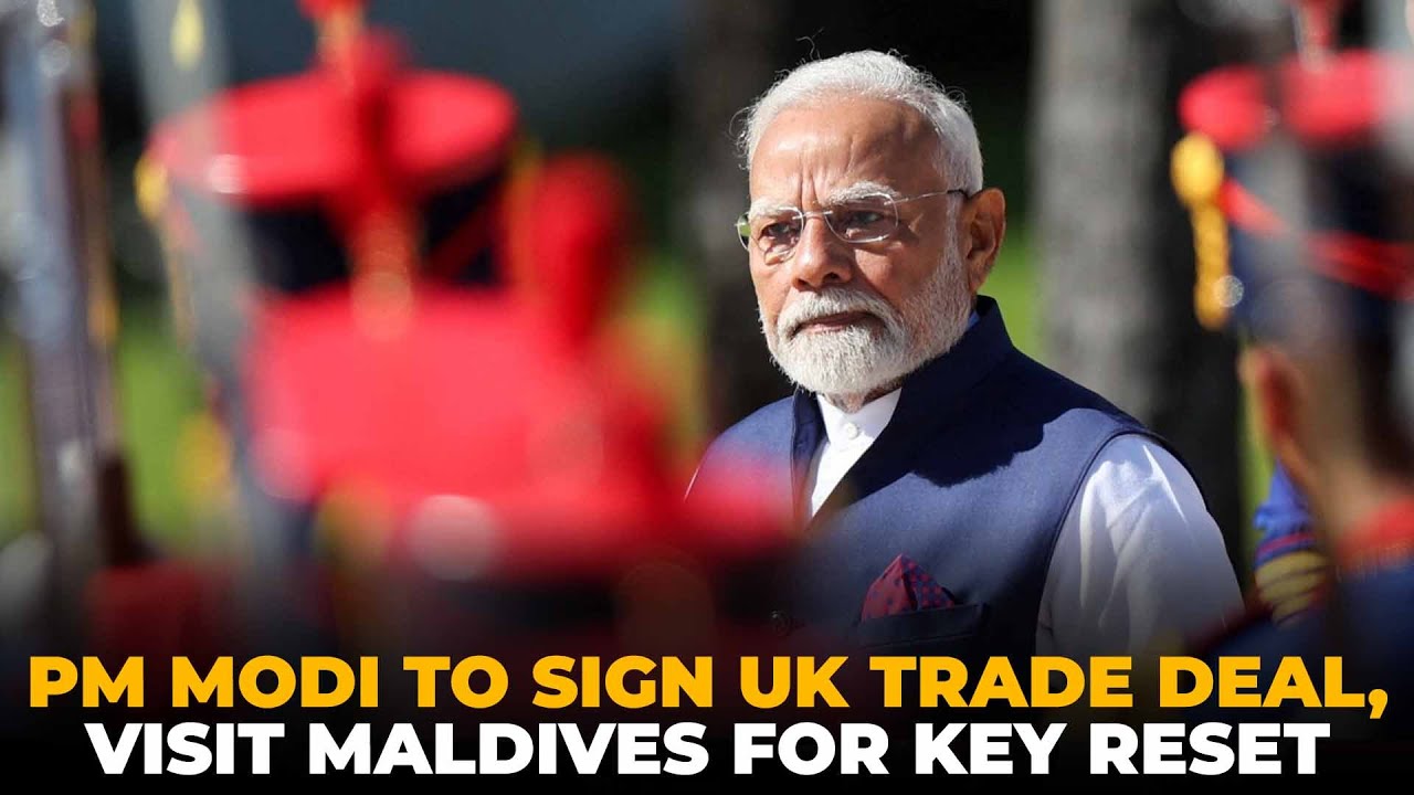 Explained | PM Modi's UK, Maldives visit: FTA signing, Maldives reset on agenda