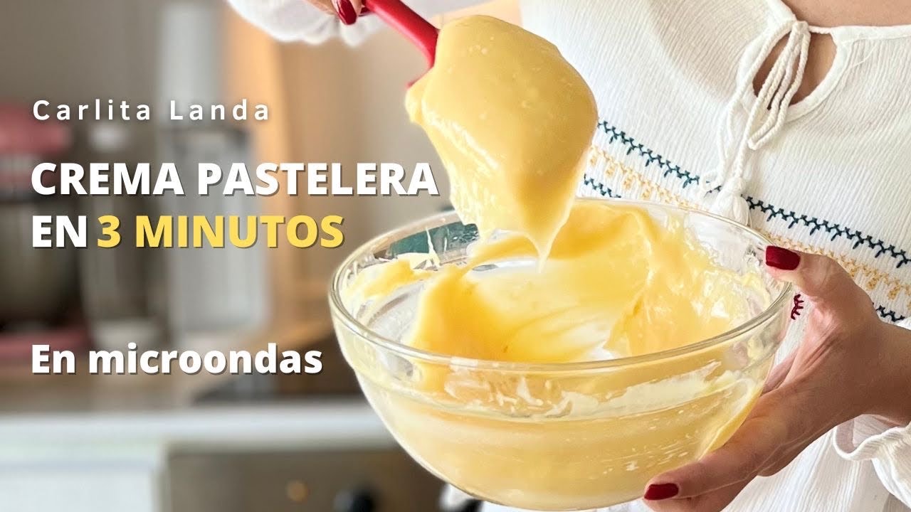 CREMA PASTELERA | en solo 3 MIN | en microondas
