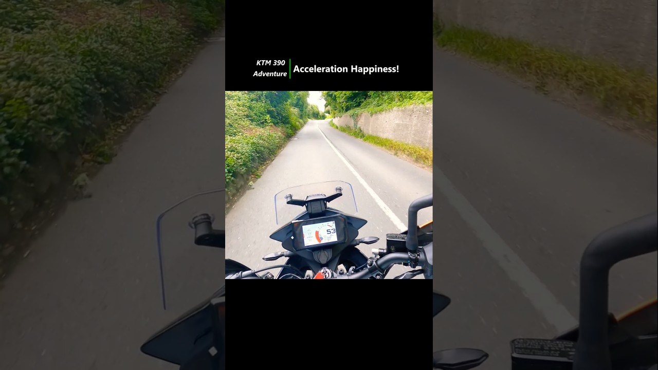 Езда на этом KTM 390 Adventure 2024 года была просто потрясающей!