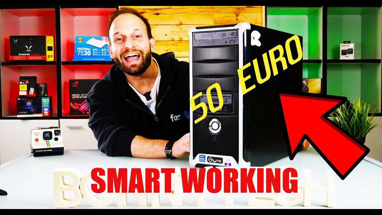 PC VECCHIO E LENTO COSA FARE...CON 50 EURO!!!e lo SMART WORKING [ TUTORIAL 2020 ]