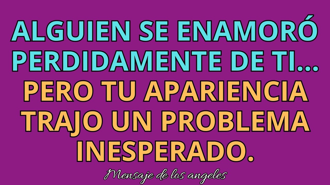 💖Alguien se enamoró perdidamente de ti… pero tu apariencia trajo un problema inesperado.