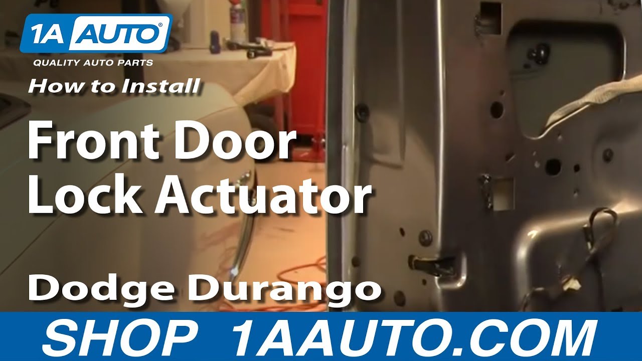 How To Replace Front Door Lock Actuator 04-09 Dodge Durango