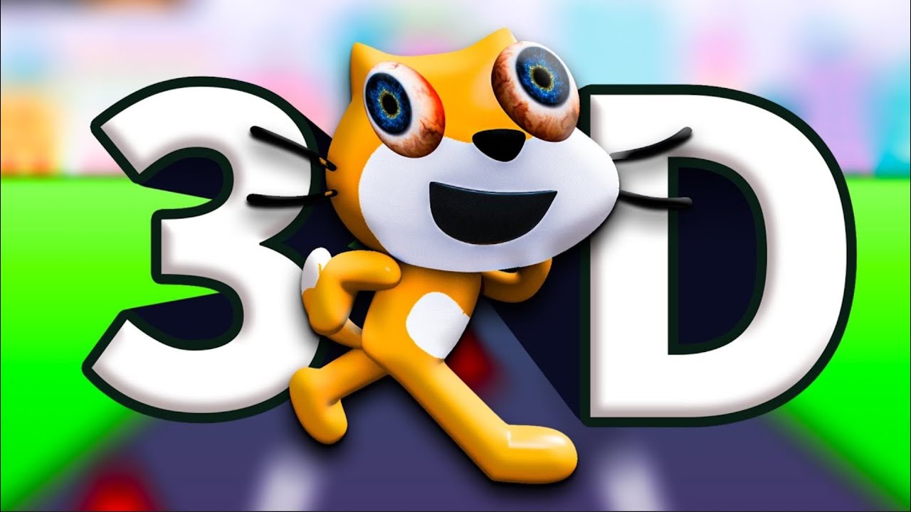 Я создал 3D-игру на Scratch.