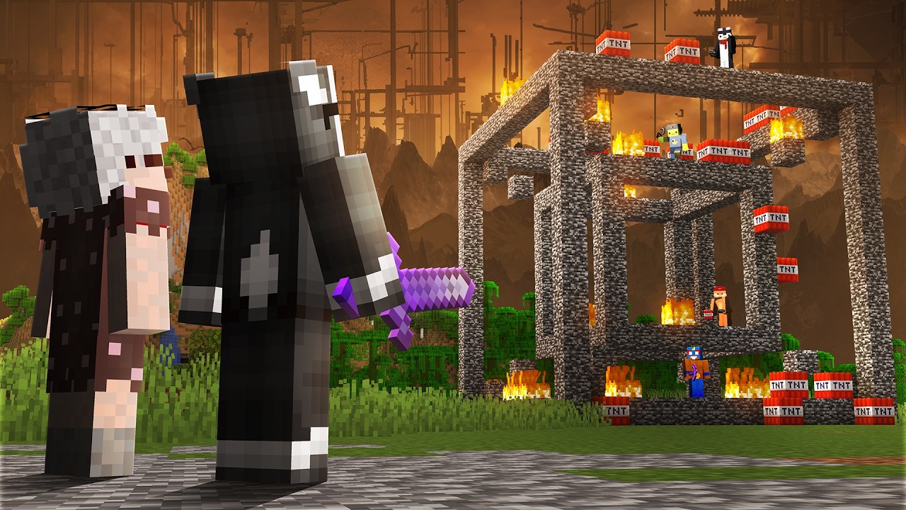 11 YouTuber&oacute;w VS Jedno konto w Minecraft