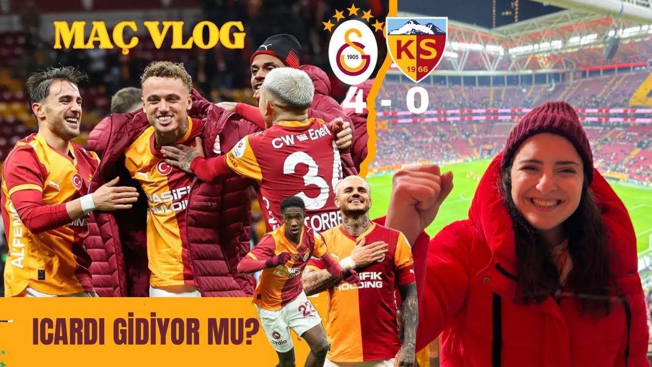 RAMS Park’ta Gol Yağmuru! | Galatasaray 4–0 Kayserispor | Maç Vlog | Noa Lang ve Asprilla İlk Maç