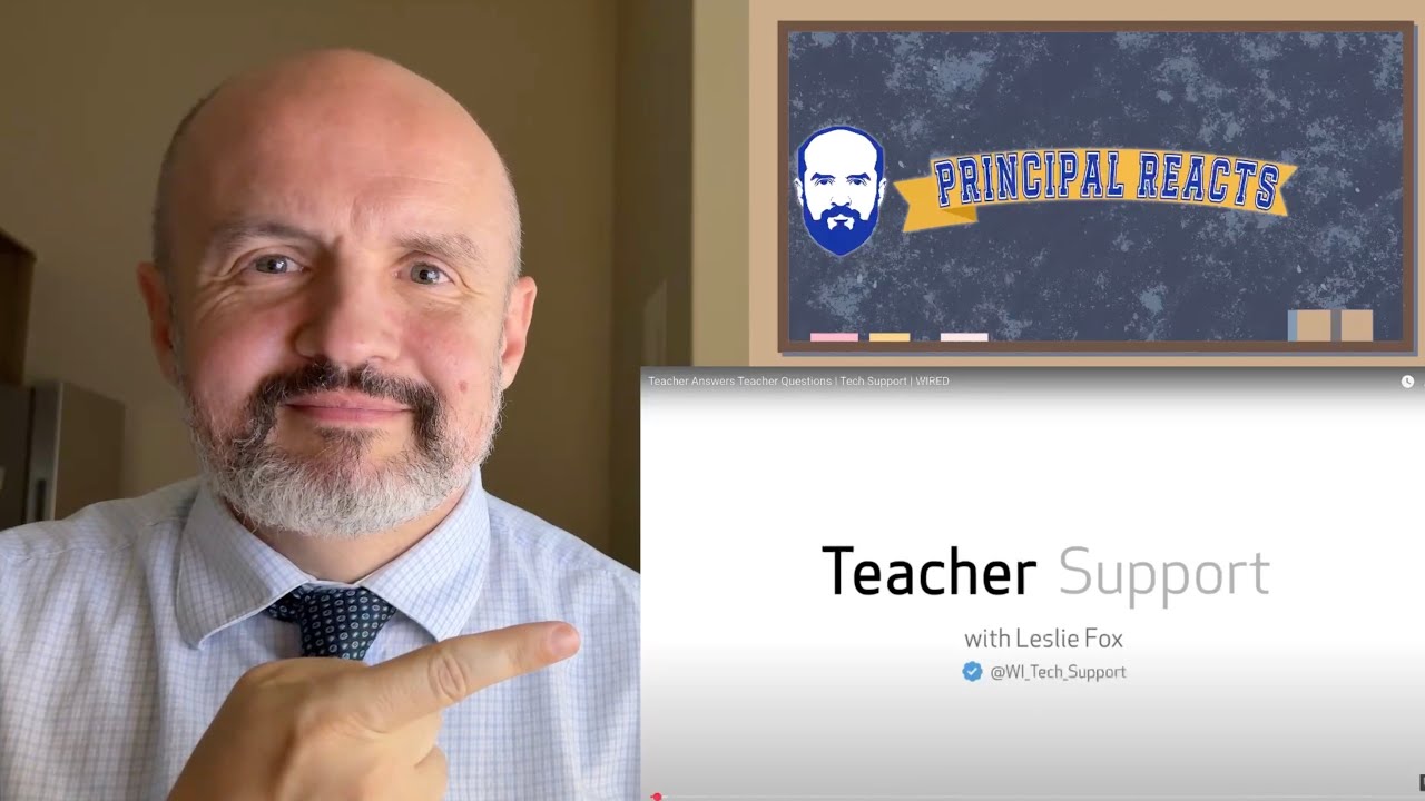 Principal Reacts to Teacher Support Part 1 (WIRED - Teacher Answers Questions From the Internet)