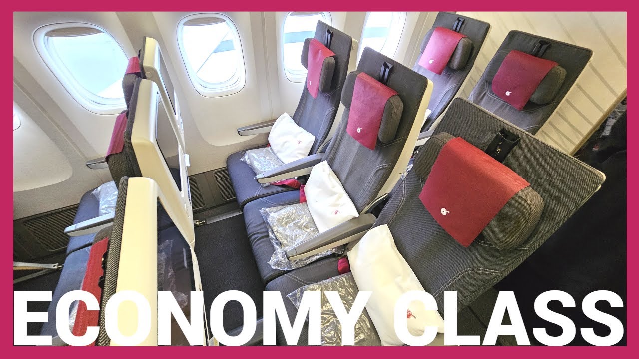 Qatar Airways ECONOMY CLASS London To Doha Boeing 777-300ER Review