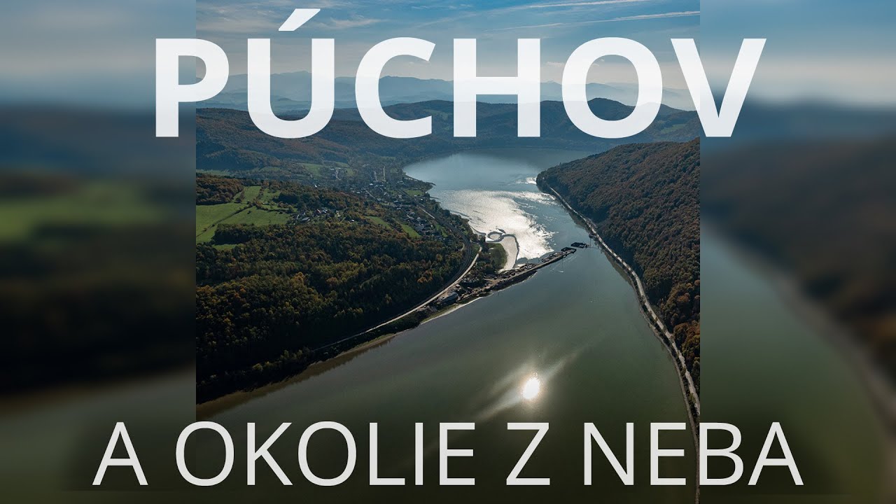 Púchov a okolie z neba