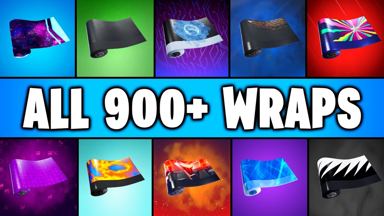 ALL Wraps in Fortnite! (2018-2025 Showcase)