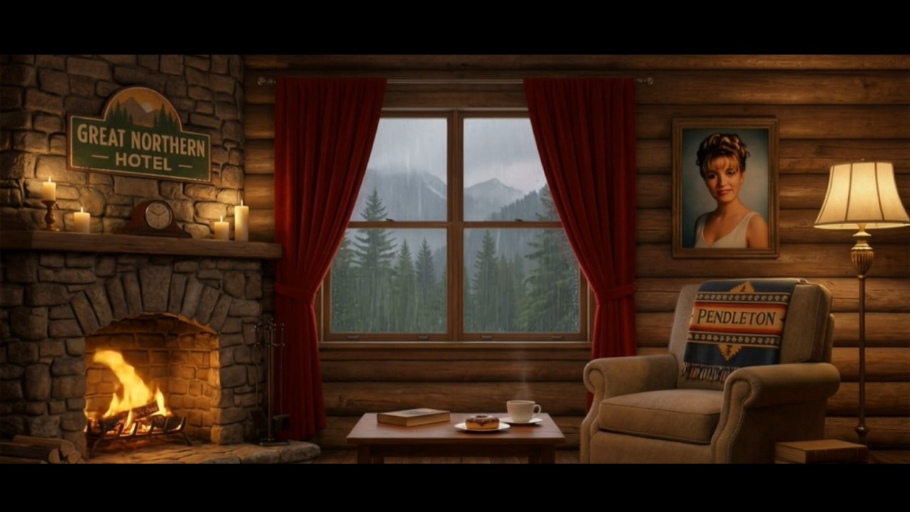 Twin Peaks Ambiance |  A Rainy Day at the Great Northern Hotel
