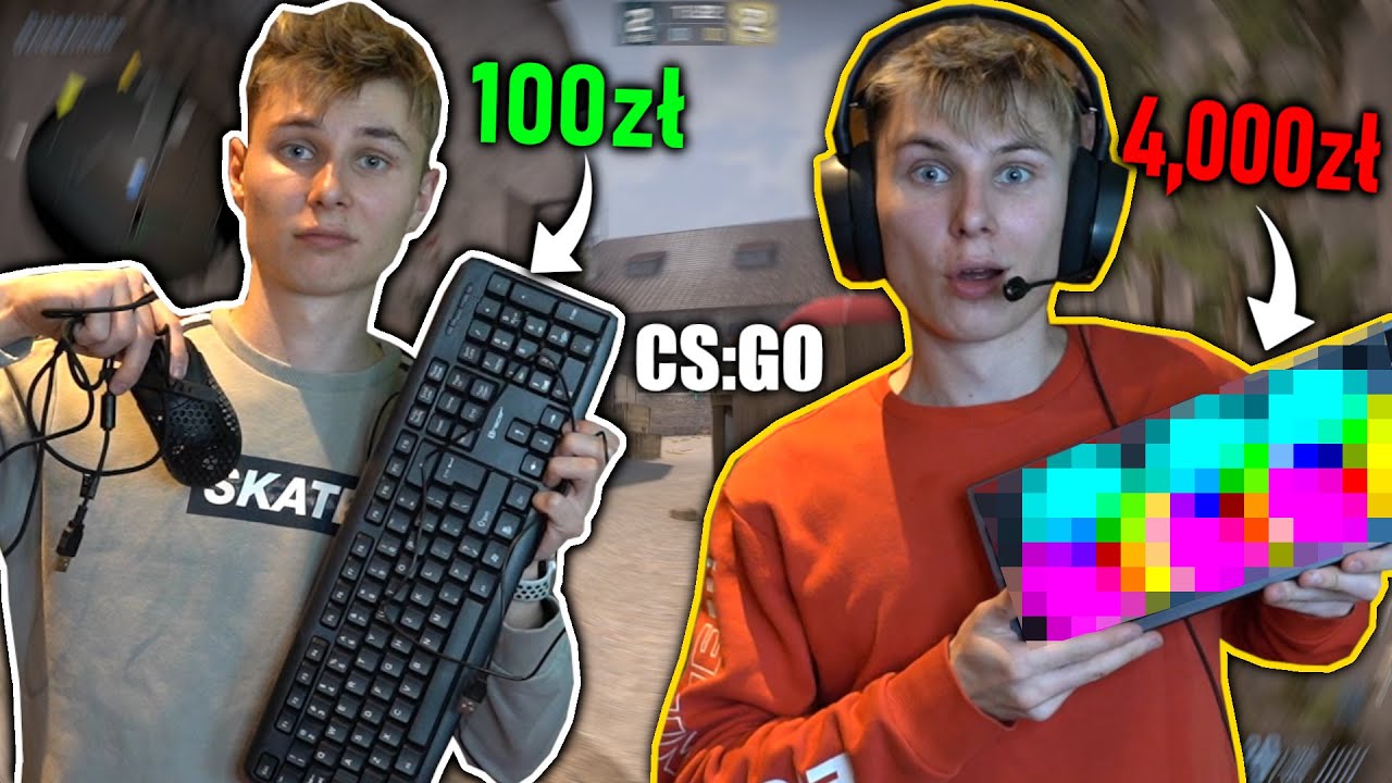 STANOWISKO ZA 100ZŁ VS 4000ZŁ W CS:GO! | Mateo