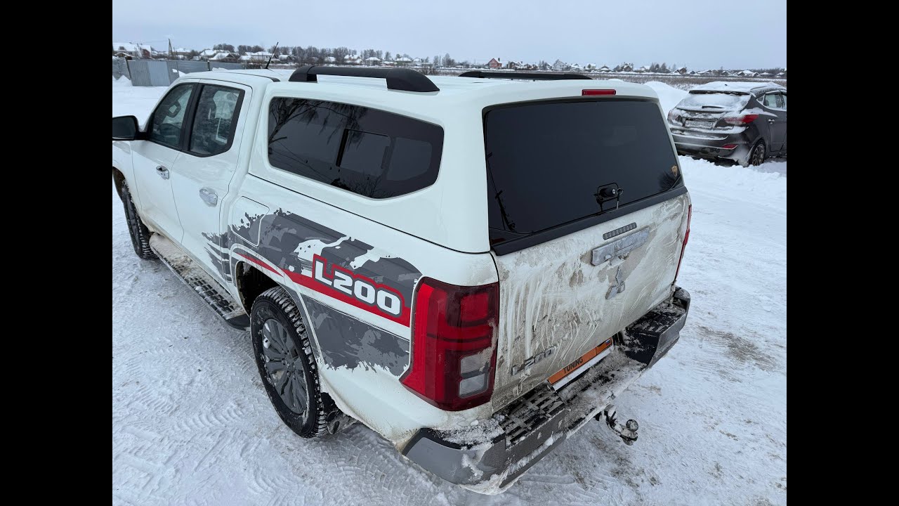 Обзор стеклопластикового кунга СКАТ на пикапе Mitsubishi L200 6 поколения
