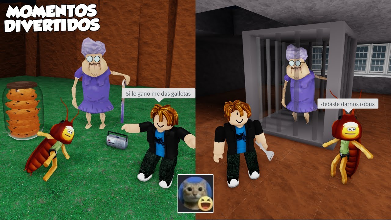 GRUMPY GRAN OBBY MOMENTOS DIVERTIDOS (ROBLOX)