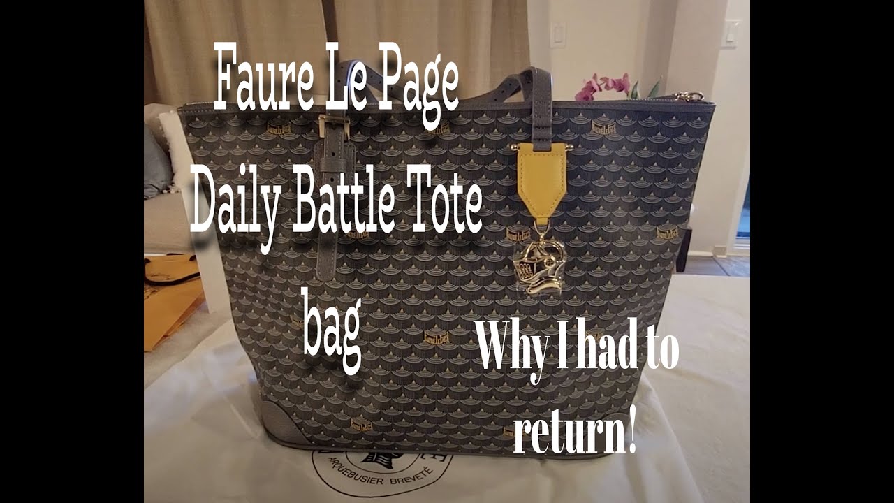 FAURE LE PAGE Daily Battle Tote bag Unboxing