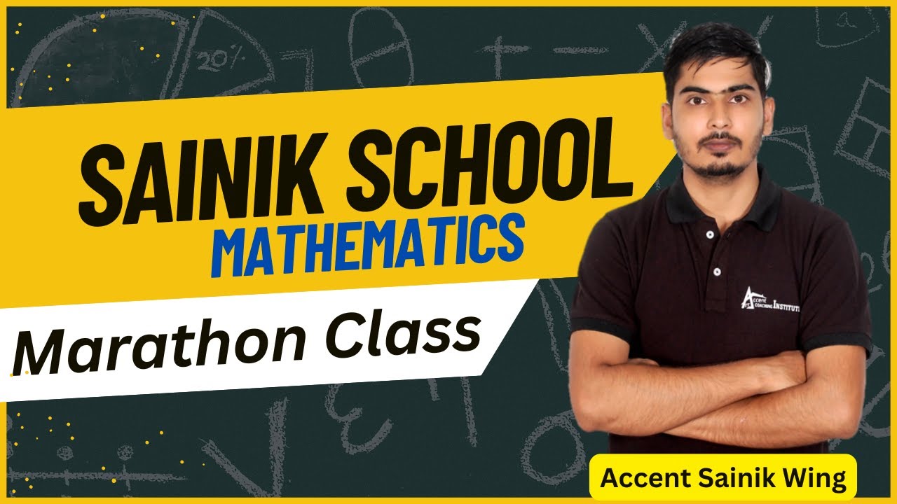 Marathon Class for Sainik School | Best Online Coaching Sainik School | RMS | Maths by Suraj Sir