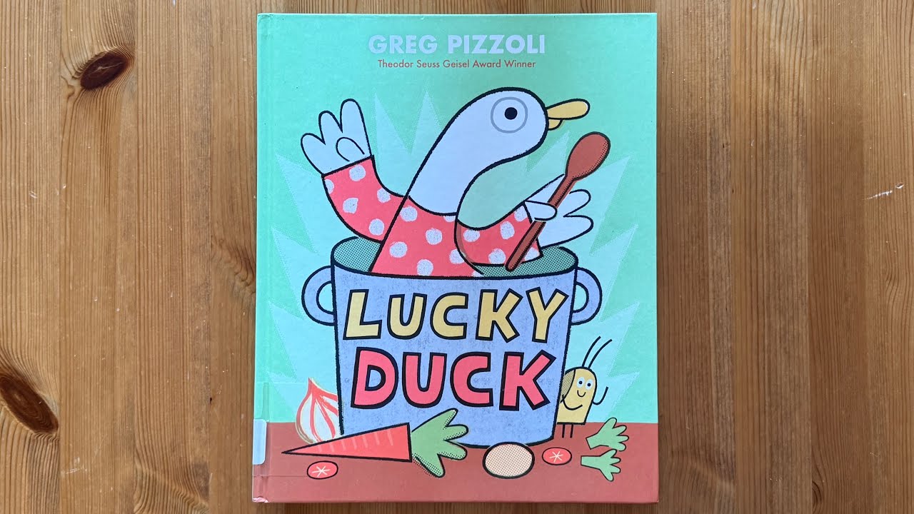 Ash reads Lucky Duck by Greg Pizzoli