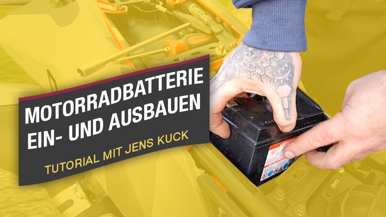 Motorradbatterie richtig ein- und ausbauen I Tipps vom Profi I Ride smart – sichere Fahrt