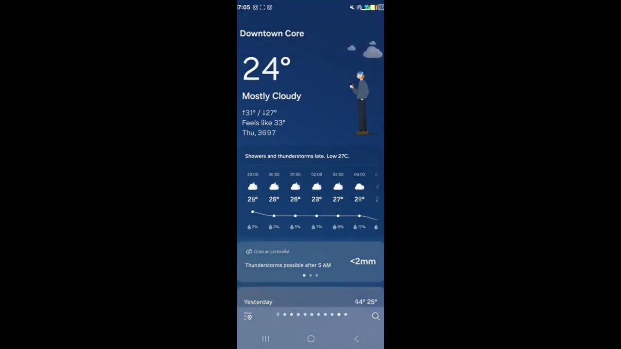 Samsung weather animation according to the luma ai normal weather and rare weather #samsung #weather