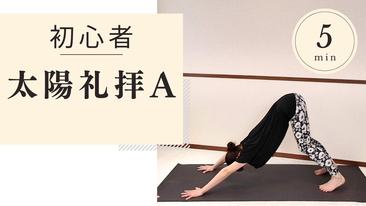 【5分】初めての太陽礼拝｜サンサルテーション