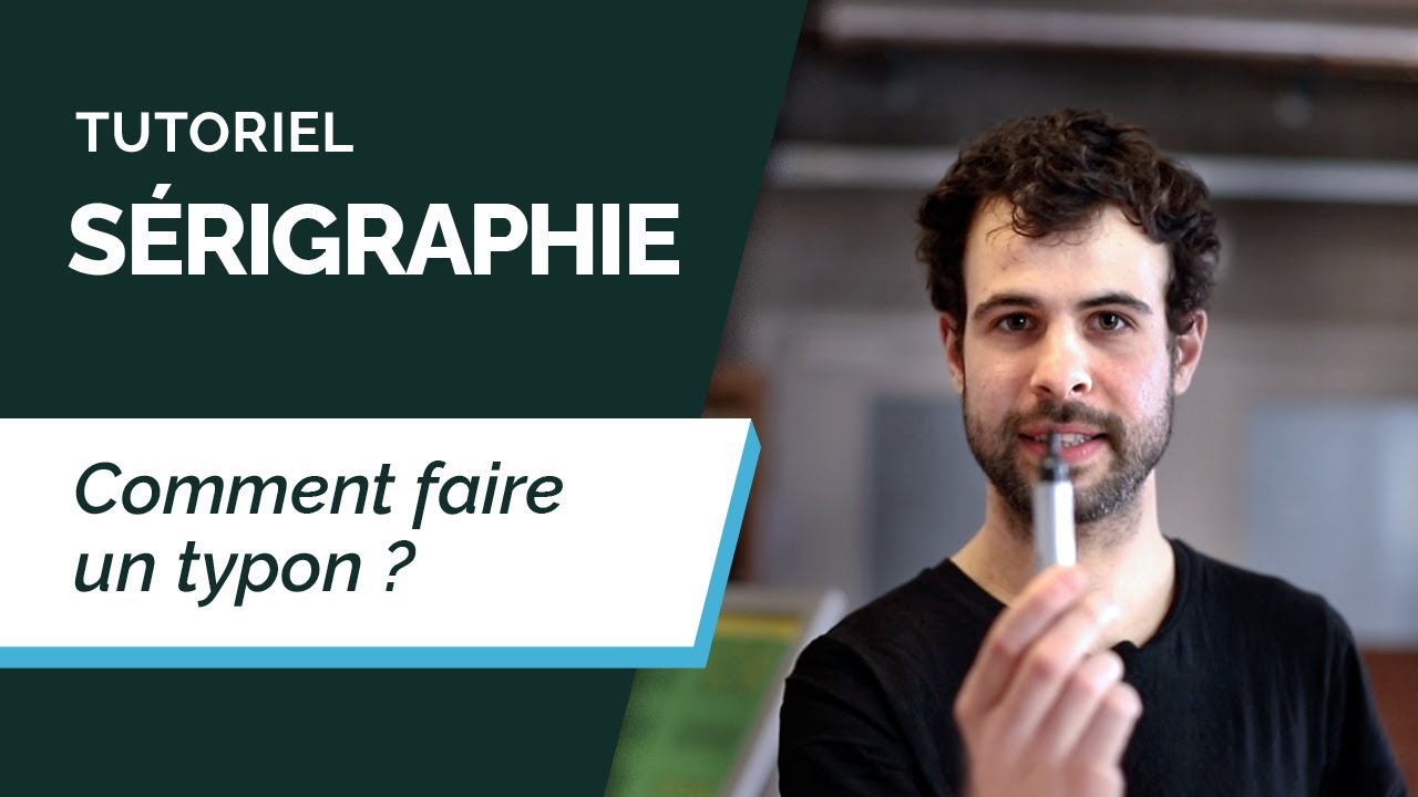 Tutoriel S&eacute;rigraphie #1 | Pr&eacute;parer Un Typon