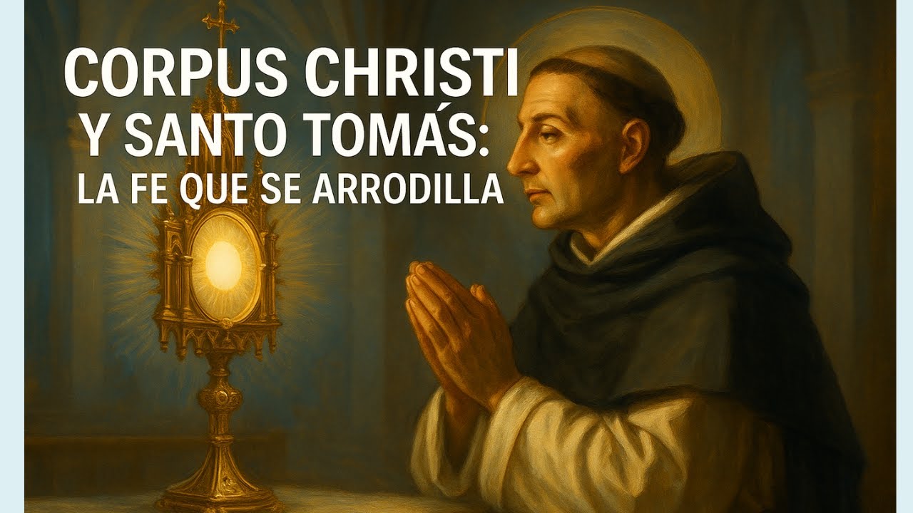 SANTO TOMÁS DE AQUINO Y LA EUCARISTÍA: LA FE QUE SE ARRODILLA | con Fray Carlos Ávila O.P