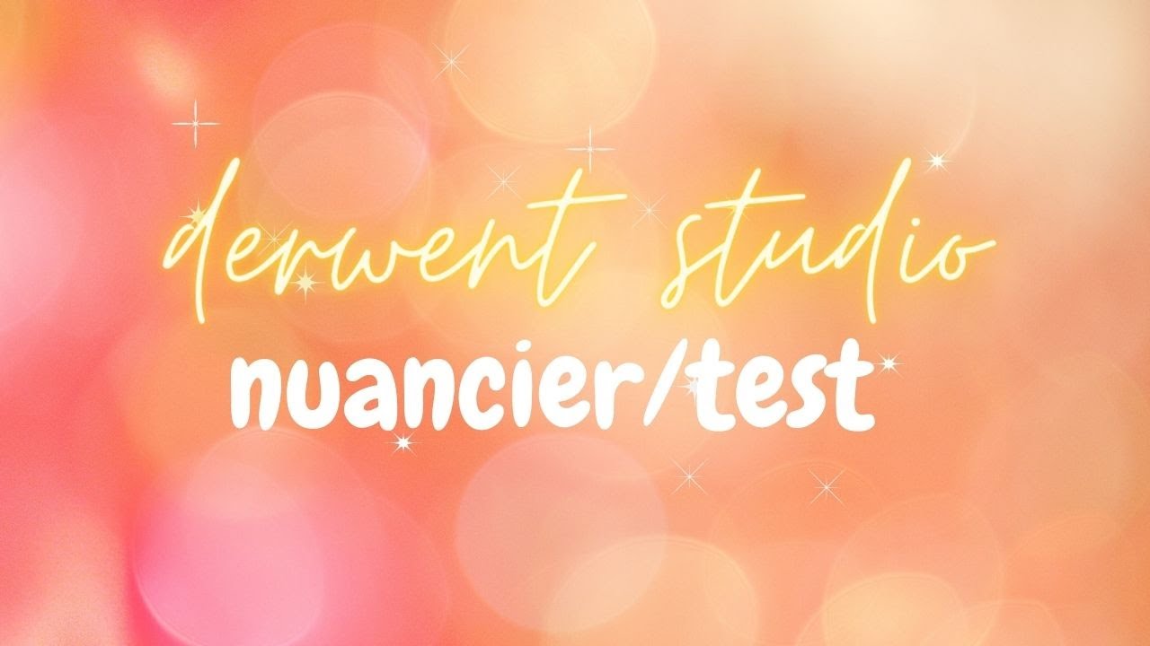 nuancier derwent studio/ test