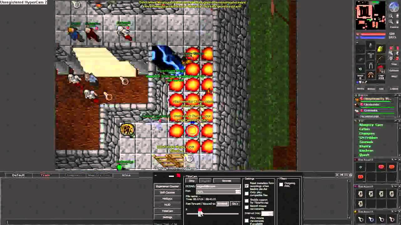 Edron battle on Originaltibia.com