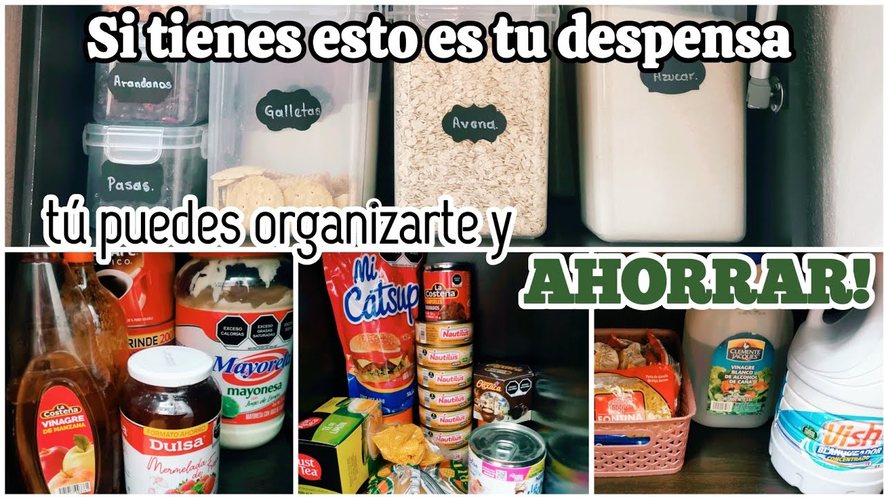 ESTO NECESITAS TENER EN TU DESPENSA PARA PODER AHORRAR💰ORGANIZATE Y AHORRA 💵